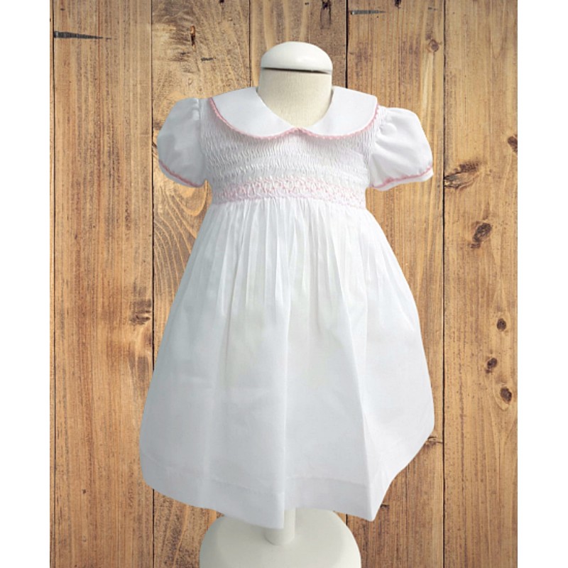 Vestido smock hecho a mano
