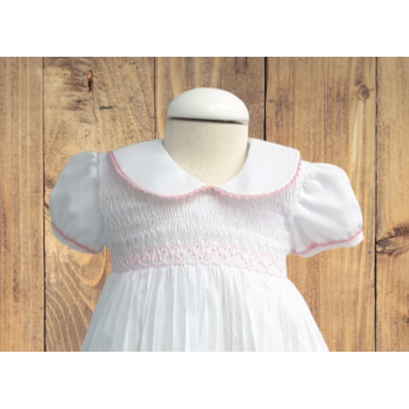 Vestido smock hecho a mano