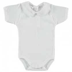 Body polo cuello piqué