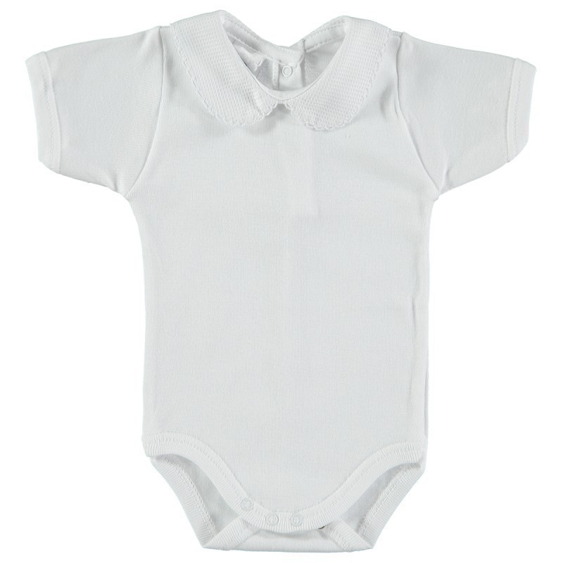 Body polo cuello piqué