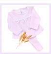 Conjunto con polaina Dea | Conjunto polaina con cenefa parte de arr...