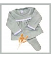 Conjunto con polaina Dea | Conjunto polaina con cenefa parte de arr...