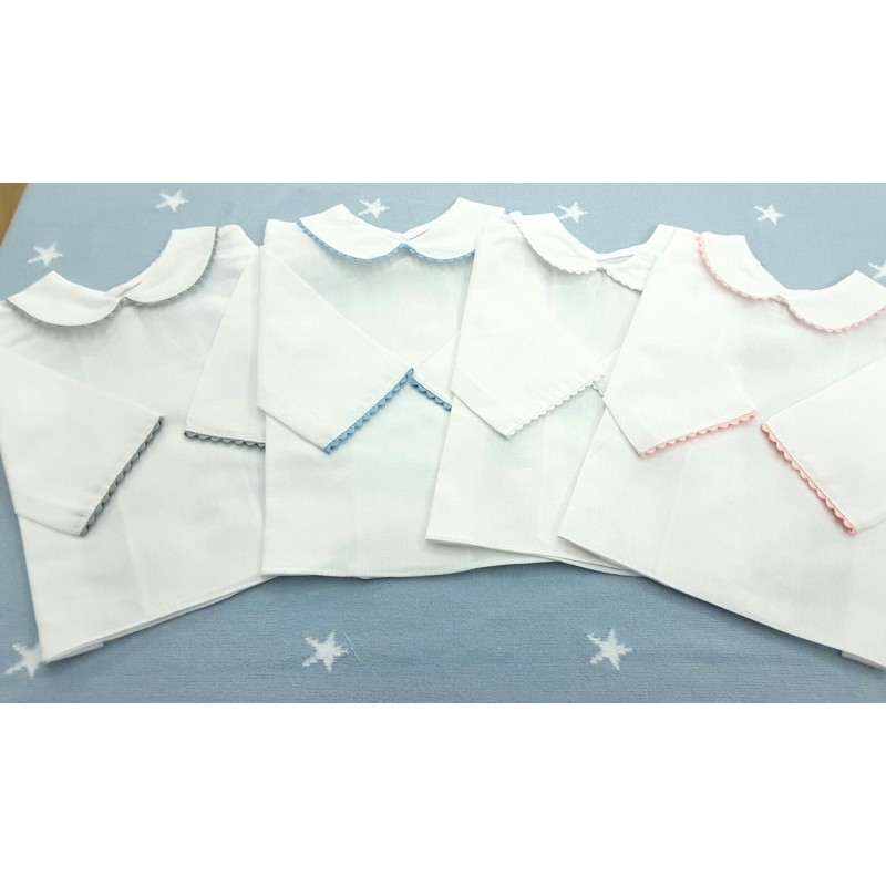 Camisita con cuello bebe y piconela