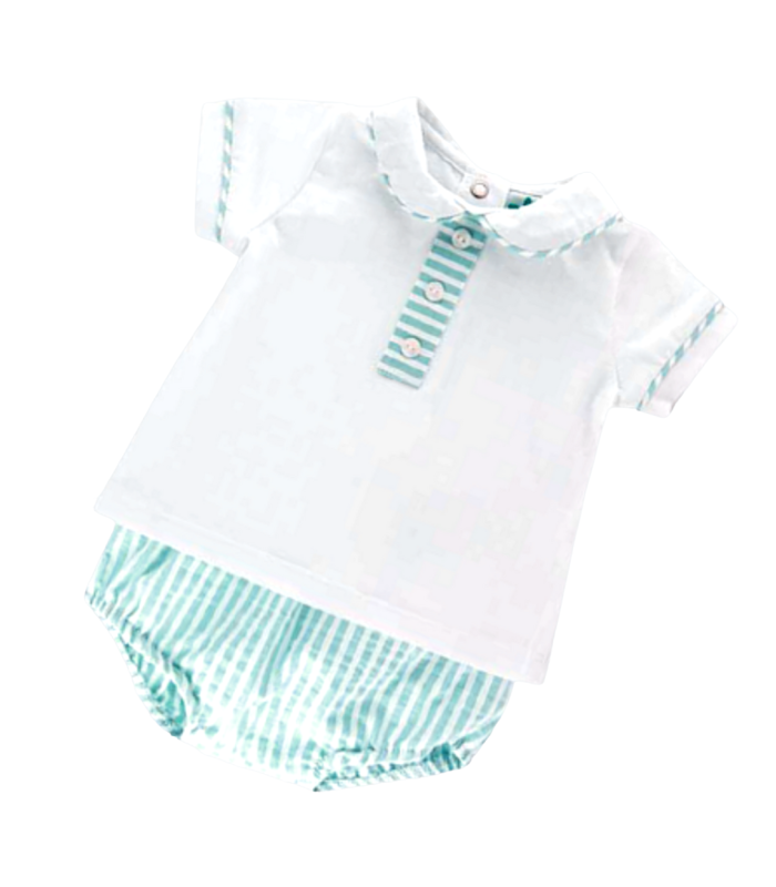 Conjunto dos piezas Cristina | Conjunto dos piezas camisita blanca ...