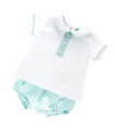Conjunto dos piezas Cristina | Conjunto dos piezas camisita blanca ...