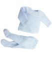 Dos piezas | Conjunto bebé de dos piezas. Jersey con pieza redonda ...