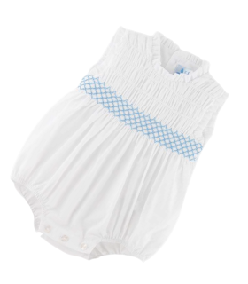 Ranita frunces y smock | Ranita unisex con el cuerpo de frunces y c...