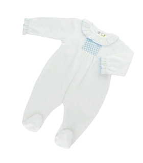 Pelele pijama Smock | Pelele pijama, 100 % algodón finito, ideal pa...