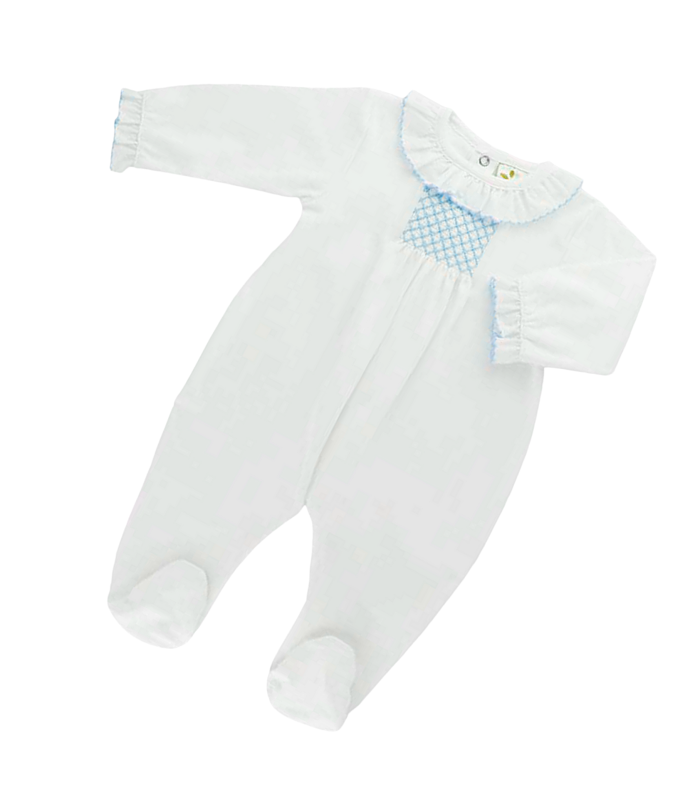 Pelele pijama Smock | Pelele pijama, 100 % algodón finito, ideal pa...