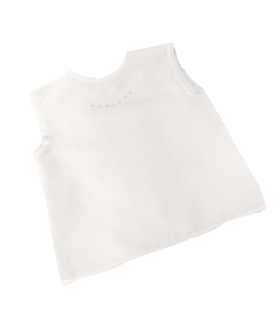 Camisita sin mangas | Camisitas recién nacido en batista 100 % algo...