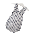 Peto rayas de 3 a 36 meses | Peto blanco a rayas azul marino. Confe...