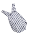 Peto rayas de 3 a 36 meses | Peto blanco a rayas azul marino. Confe...