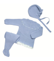 Conjunto tres piezas rombos y motas