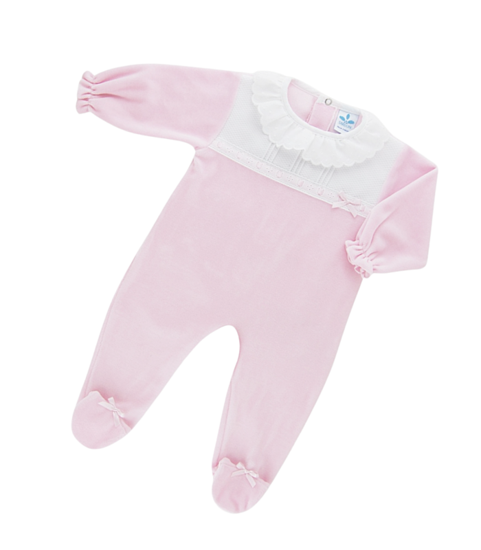 Pijama niña mod. Dulce | Pijama niña de invierno tundosado (terciop...