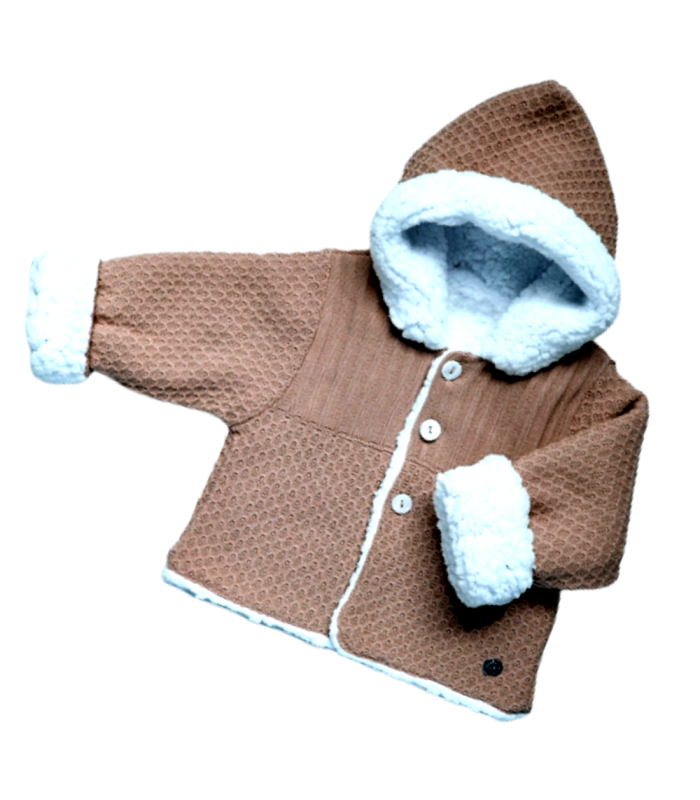 Chaquetón forrado borreguito | El chaquetón con capucha para bebés ...