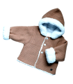 Chaquetón forrado borreguito | El chaquetón con capucha para bebés ...