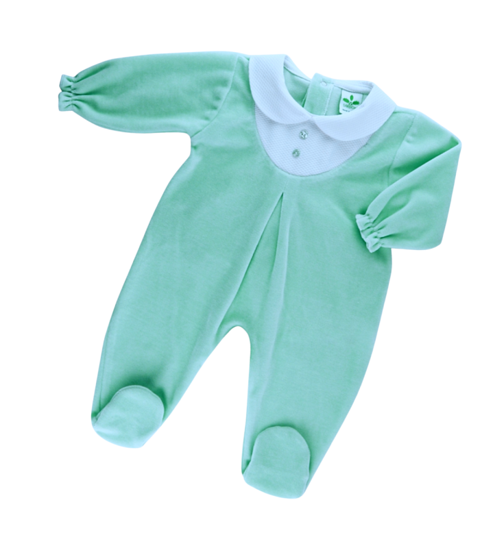 Pijama tundosado Diego | Pijama bebé entero en tundosado (terciopel...