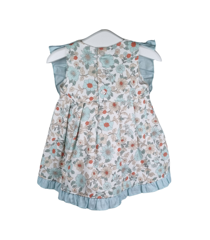 Vestido Flores y Lacitos de Juliana | Fabricado con una mezcla de 5...