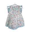 Vestido Flores y Lacitos de Juliana | Fabricado con una mezcla de 5...