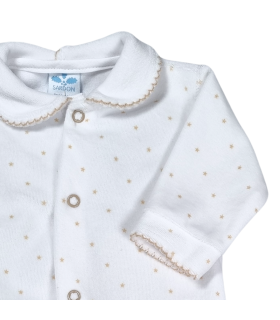 Pijama estrellitas camel invierno