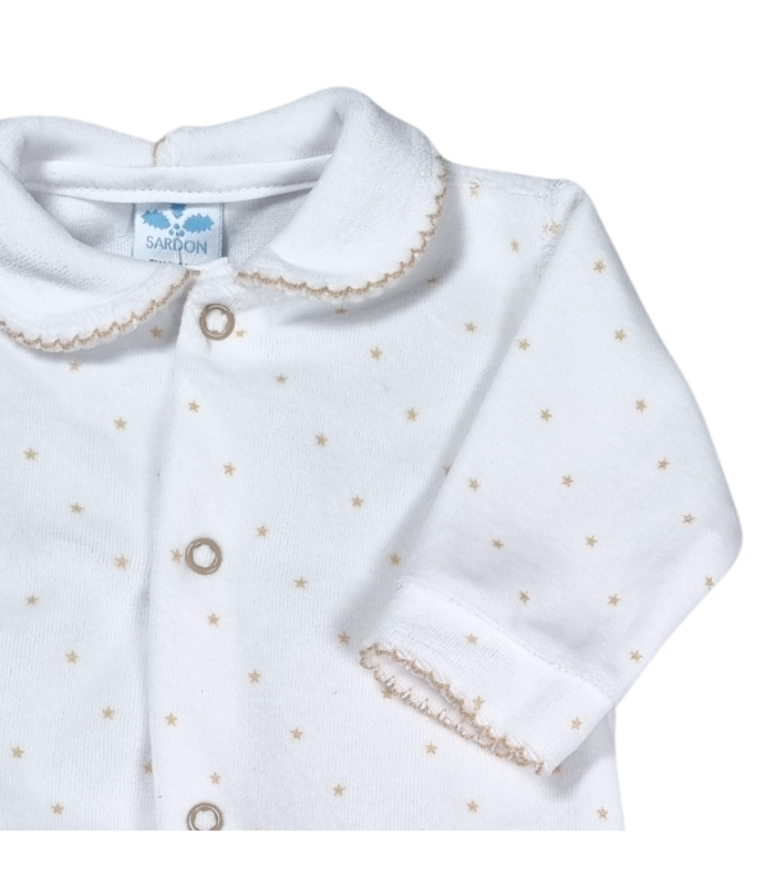 Pijama estrellitas camel invierno