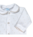 Pijama estrellitas camel invierno | Pijama entero tundosado ( terci...