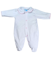 Pijama estrellitas rosa invierno | Pijama entero tundosado ( tercio...