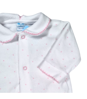 Pijama estrellitas rosa invierno