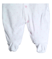 Pijama estrellitas rosa invierno | Pijama entero tundosado ( tercio...