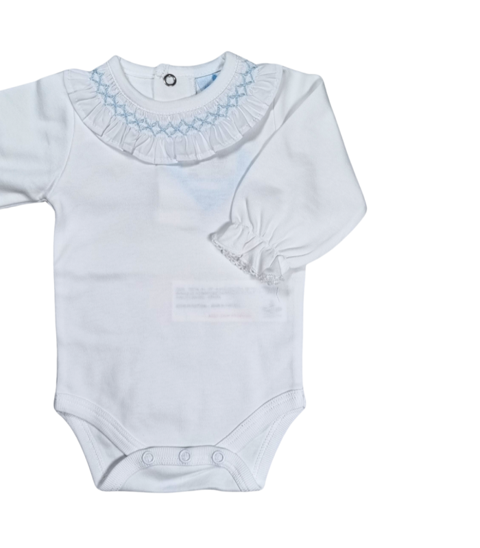 Body cuello smock | Precioso body con el cuellecito en punto smock ...