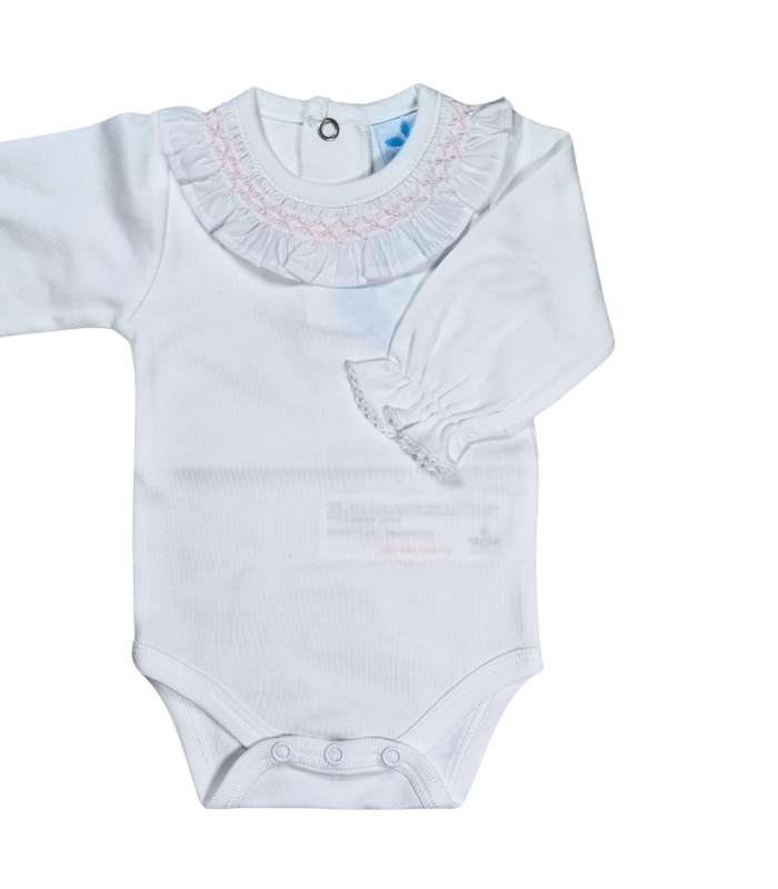 Body cuello smock | Precioso body con el cuellecito en punto smock ...