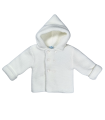 Chaquetón doble punto con capucha | Chaquetón bebé punto doble con ...