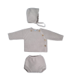 Conjunto 3 Piezas Punto Bobo de Sardón