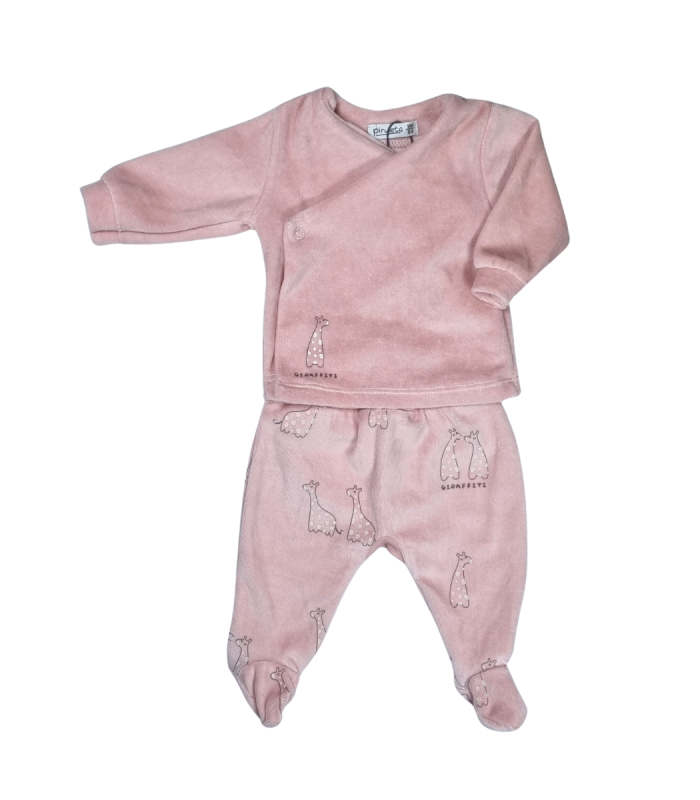 Conjunto Girafa de Piruleta | Conjunto de 2 piezas para bebé de la ...