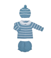 Conjunto Ranita Rayado de Juliana