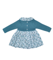 Vestido Punto y Tela Adori de Mac Ilusión | Vestido para bebé de Ma...