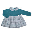 Vestido Punto Cuadritos de Juliana | Vestido para bebé de Juliana, ...