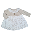 Vestido Punto y Tela Savia de Martín Aranda | Vestido para bebé de ...