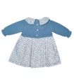 Vestido Punto Ramitas de Juliana | Vestido para bebé 100% algodón, ...