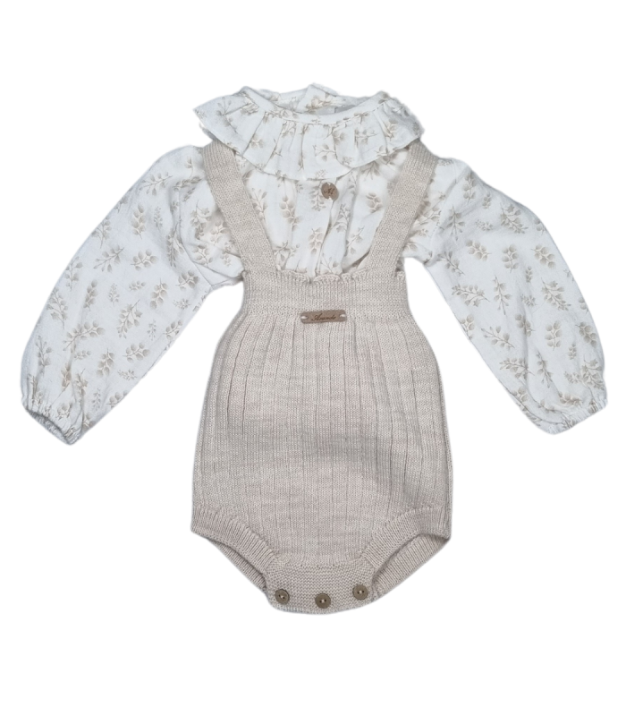Peto y Camisa Espiga de Martín Aranda | Ranita con camisa para bebé...