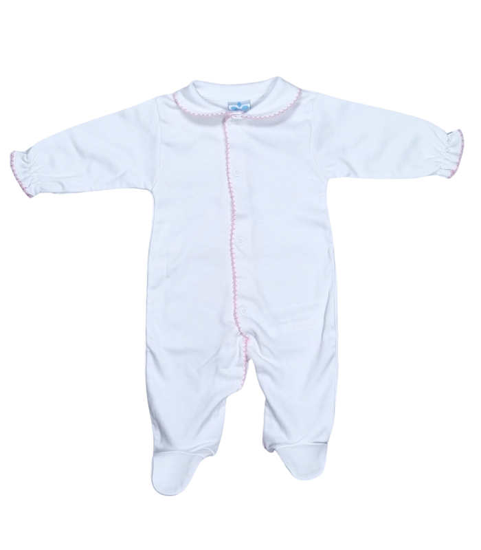 Pelele Pijama Abierto Rosa | Pelele pijama para bebé de 100% algodó...