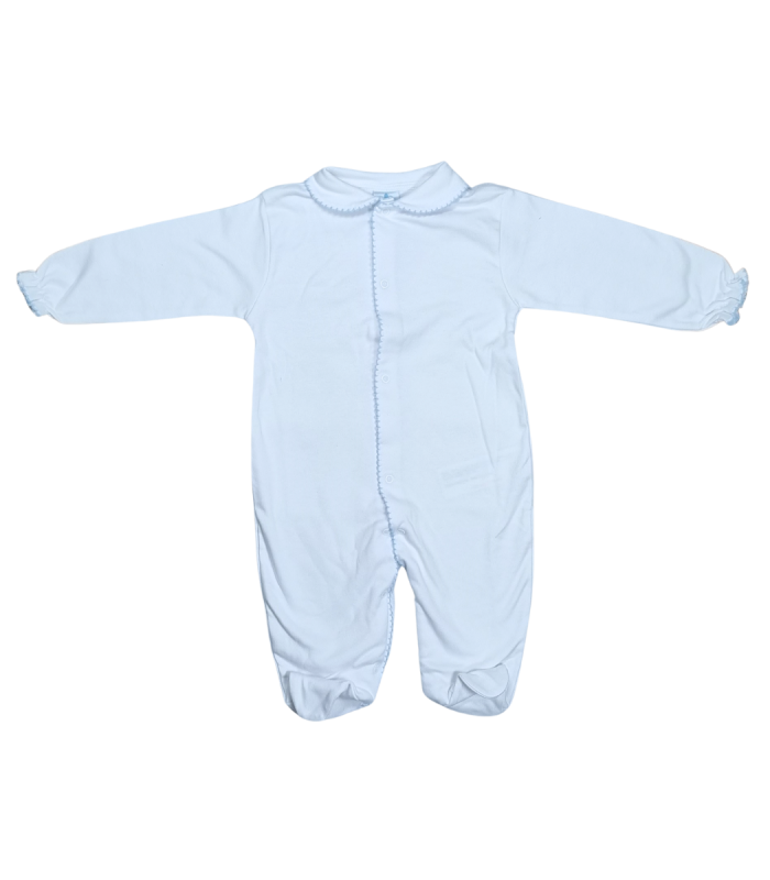 Pelele Pijama Abierto Azul | Pelele pijama para bebé de 100% algodó...
