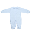 Pelele Pijama Abierto Azul | Pelele pijama para bebé de 100% algodó...